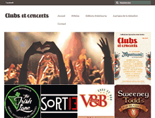 Tablet Screenshot of clubsetconcerts.com